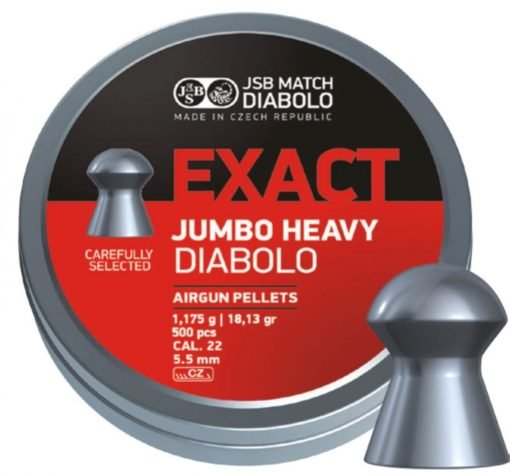 Diabolo JSB Exact Jumbo Heavy 500ks kal.5,52mm