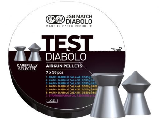 Diabolo JSB Match TEST pre pušku .177