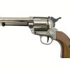 Plynový revolver Bruni Single Action Peacemaker chrom kal.9mm