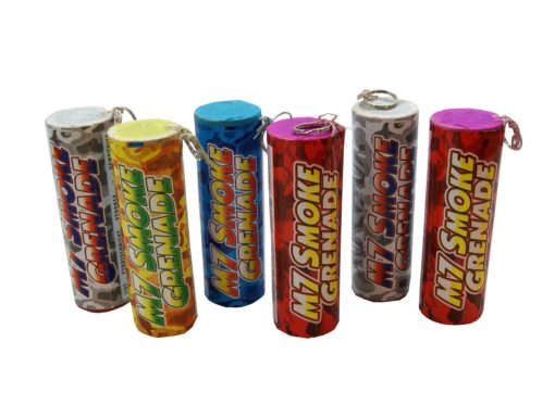 Pyrotechnika M7 Smoke Grenade dymovnica 6 farieb