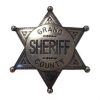Replika Hviezda Šerifská Grand Country 6cm strieborná
