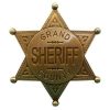 Replika Hviezda Šerifská Grand Country 6cm zlatá