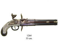 Replika pištole s preklopovacím zámkom