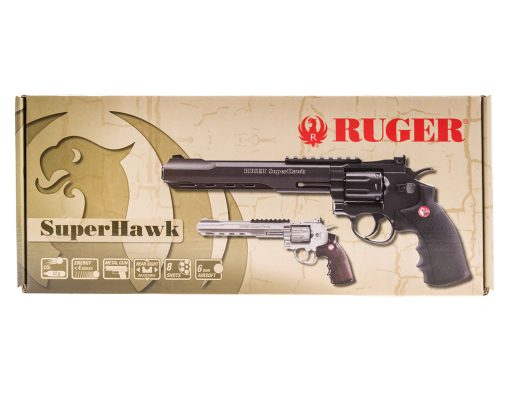Airsoft Revolver Ruger SuperHawk 8" čierny AGCO2