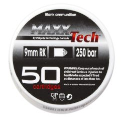 Štartovacie náboje 9mm revolver 50ks Pobjeda MAXX Tech