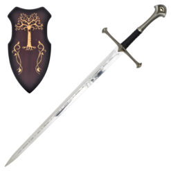 Meč Lord of the Rings, Andúril, Narsil, Aragorn, plaketa