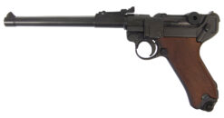 Replika pištoľ Parabellum Luger P08, Artillery, drevo, Nemecko 1898
