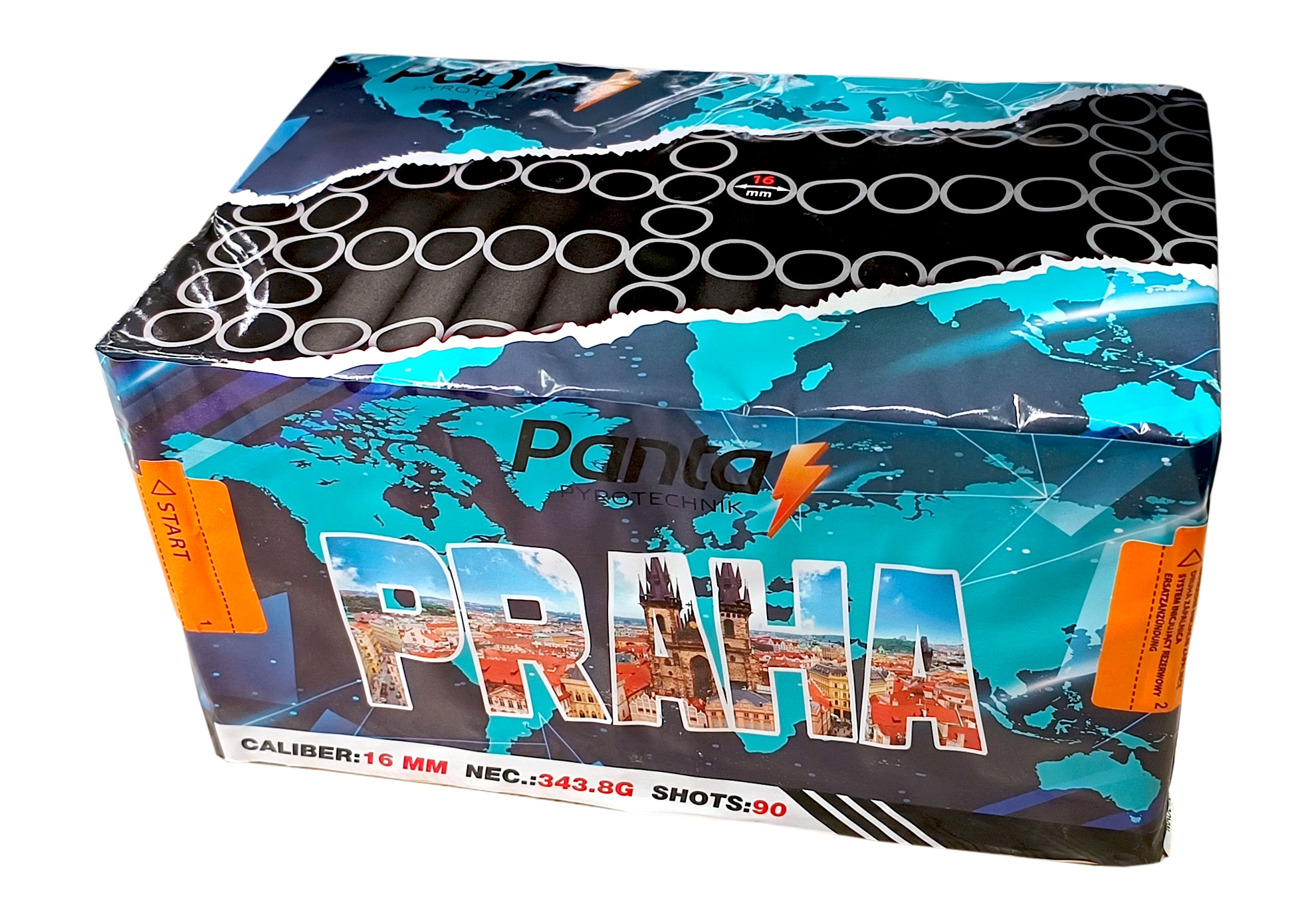 Pyrotechnika Kompakt 90 rán / 16mm Praha