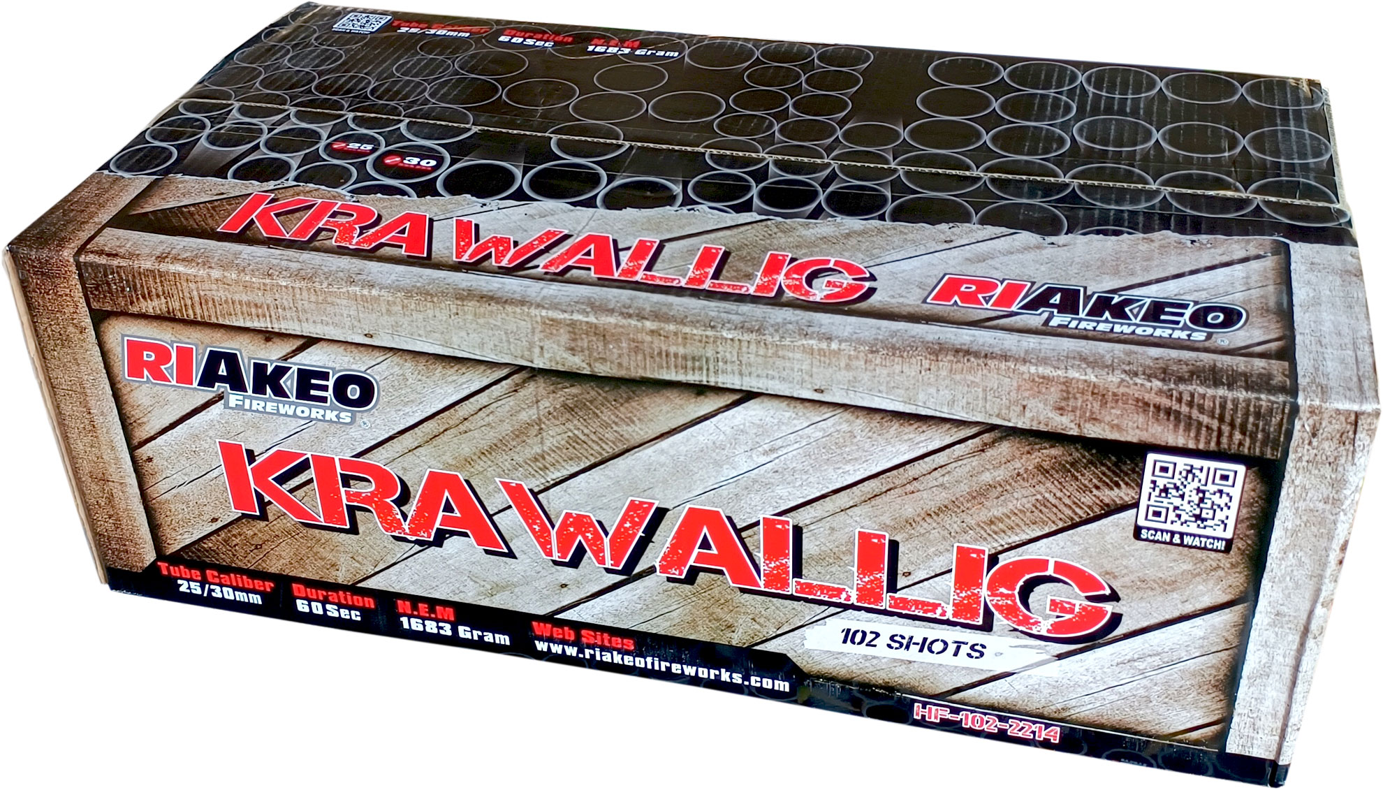 Pyrotechnika Kompakt 102rán / 25,30mm Krawallig