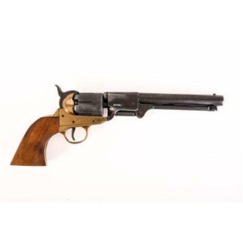 Replika revolver Confederate, mosadz, Worn, USA 1860 – Obrázok 2